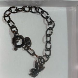 Silver playboy bracelet